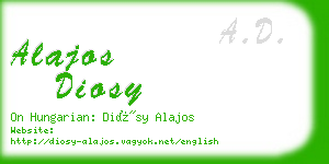 alajos diosy business card